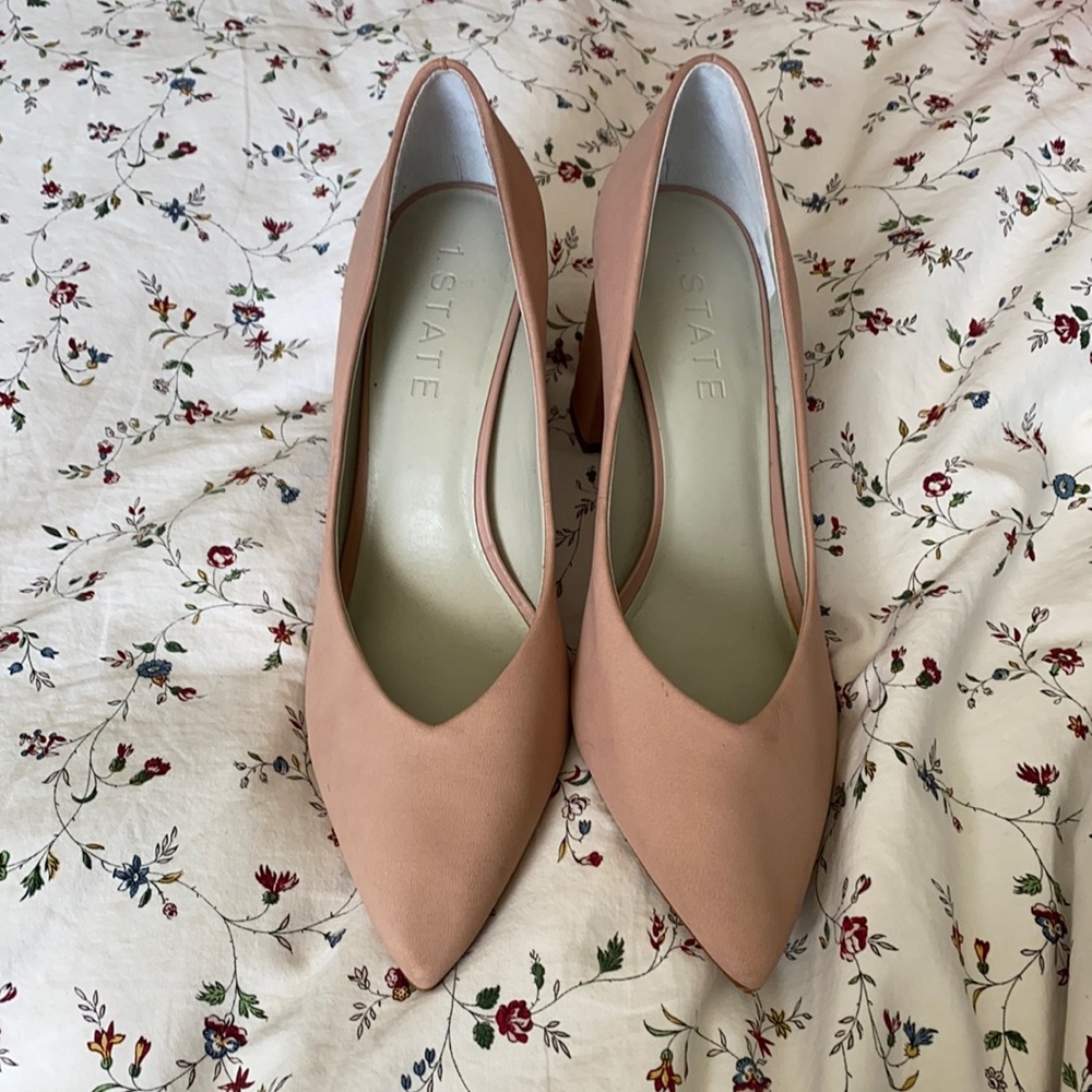 1. State Block Heel Pumps